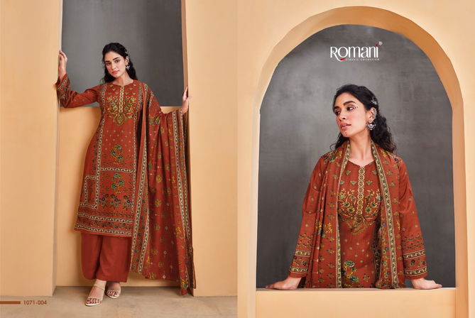 Romani Mareena Regular Wear Wholesale Printed Cotton Dress Material 